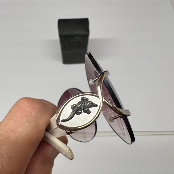 Barry Kieselstein-Cord gradient rose rimless Sunglasses - Legally Blonde - Picture 4 of 7